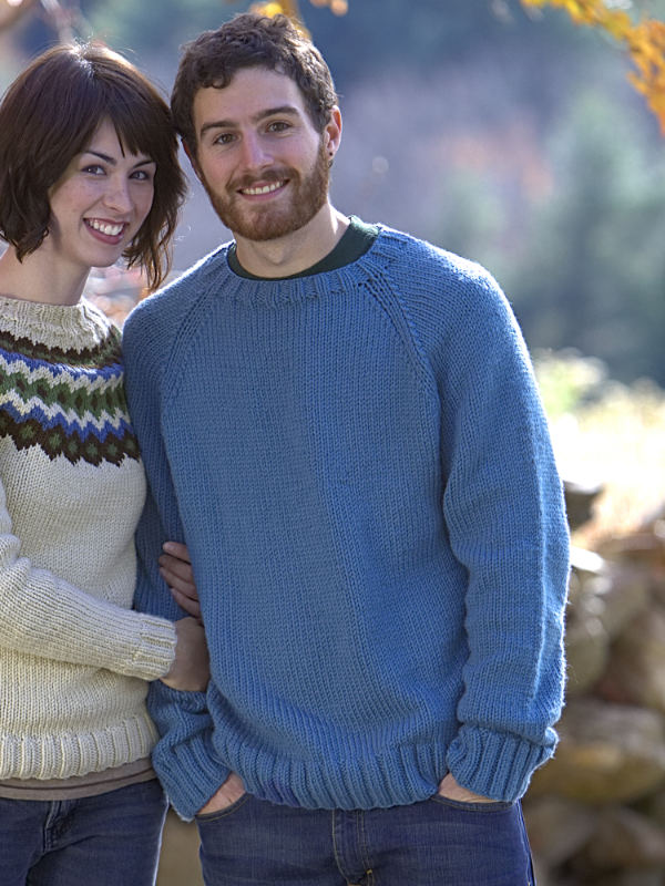 A FREE Berroco Pattern - Raglan Pullover (PDF)