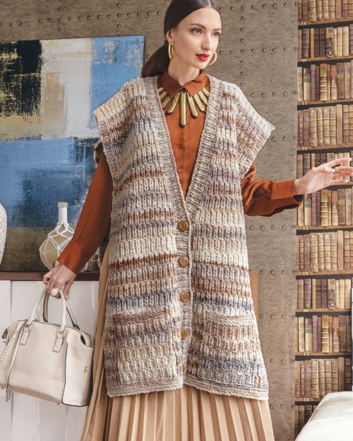 Kanzashi Open Cardigan - Free with Purchase of 4 Bachi (PDF File ...