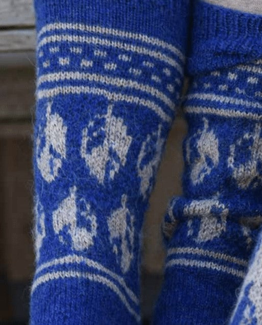 A Juniper Moon Farm Herriot Fine Pattern - Ranveig Socks (PDF)