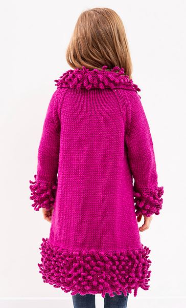 Rebecca Coat - Free With Purchases of 6 Skeins of Chunky Merino Superwash (PDF File)