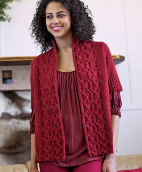 Berroco Ultra Alpaca Light Pattern Reciproca PDF knitting pattern on sale at Little Knits.