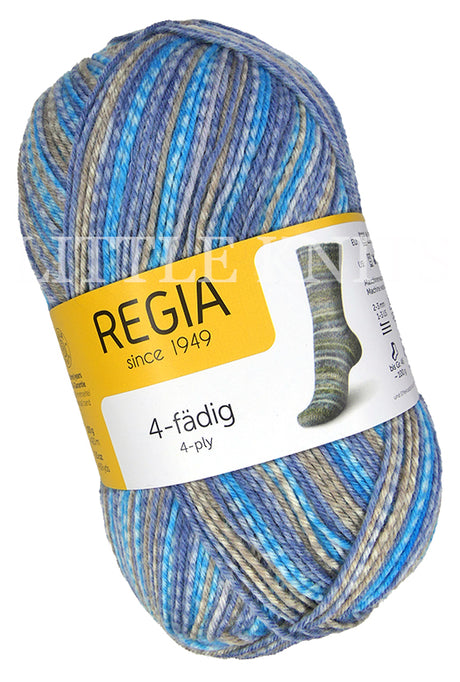 Regia 4-Ply Color - Water (Color #4898) on sale at little knits