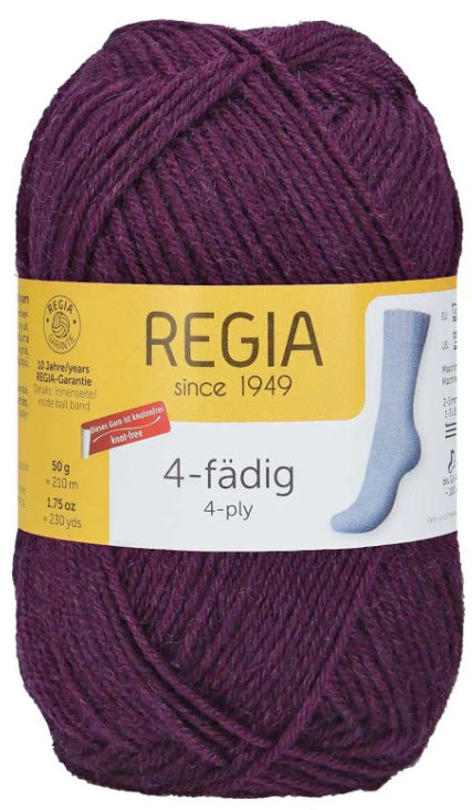 Regia 4-Ply Solids - Aubergine (Color #1055)