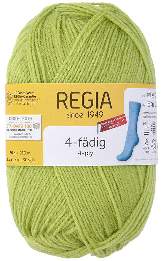 Regia 4-Ply Solids - Limette (Color #1056)