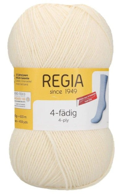 Regia 4-Ply Solids - Natural (Color #1992)