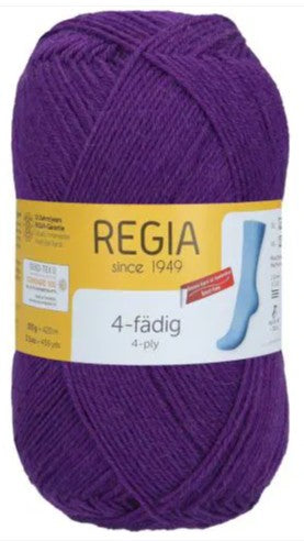 Regia 4-Ply Solids - Violet (Color #1050)