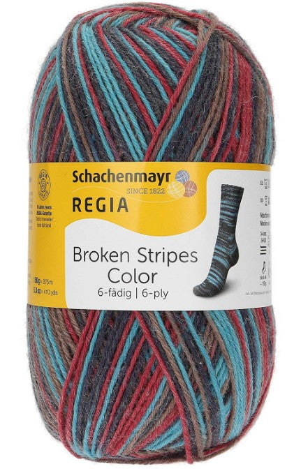 Regia 6-Ply Color (Sport Weight) - Broken Turquoise (Color #1146) - FULL BAG SALE (5 Skeins)