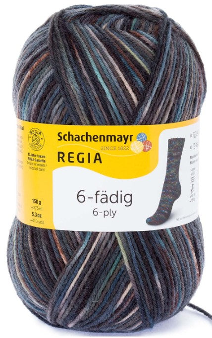 Regia 6-Ply (Sport Weight) - Muse (Color #6989) - FULL BAG SALE (5 Skeins)