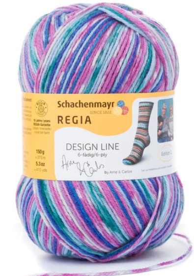 Regia 6-Ply Design Line Arne & Carlos - Star Night (Color #3653) - FULL BAG SALE (5 SKEINS)