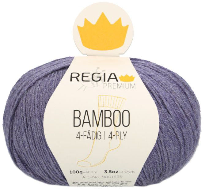 Regia Premium Bamboo - Lavender Haze (Color #35) - FULL BAG SALE (5 Skeins)