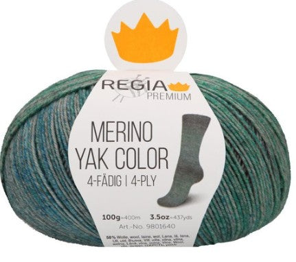 Regia Merino Yak Color - Jade Grey (Color #8511) - TEN SKEIN BAG