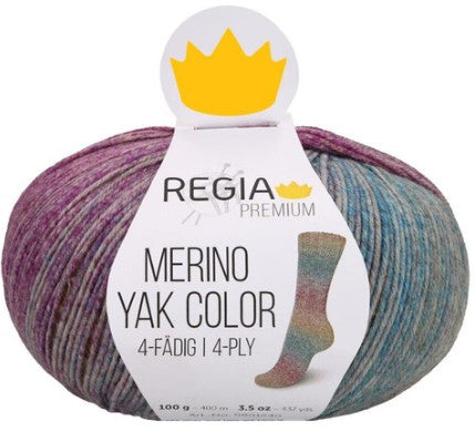 Regia Merino Yak Color - Amethyst (Color #8514) - TEN SKEIN BAG