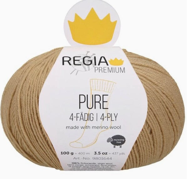 Regia Premium Pure - Camel (Color #0005) - FULL BAG SALE (5 Skeins)