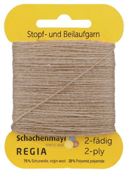 Regia 2-Ply Darning/Reinforcement Thread - Beige Heather (Color #00017)