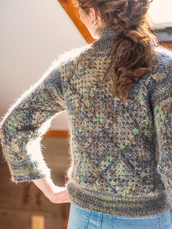 A Berroco Tiramisu Crochet Pattern - Rena Sweater (PDF File)