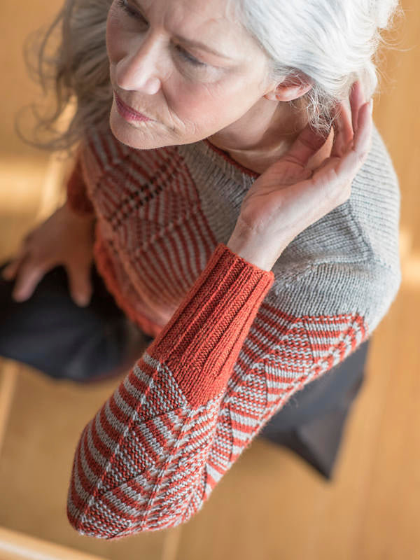 A Berroco Vintage DK or Ultra Wool DK Pattern - Retro Pullover (PDF)