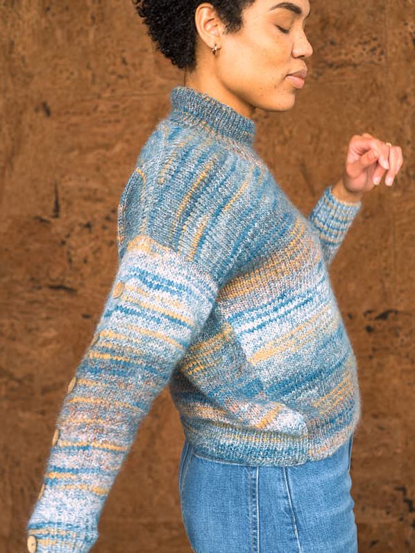 A Berroco Topaz and Berroco Aerial Pattern - Rika Sweater (PDF)