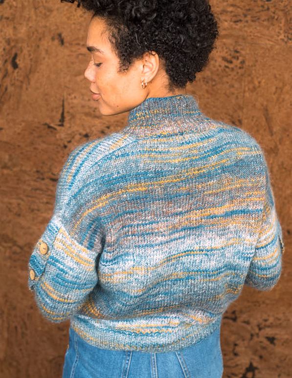 A Berroco Topaz and Berroco Aerial Pattern - Rika Sweater (PDF)