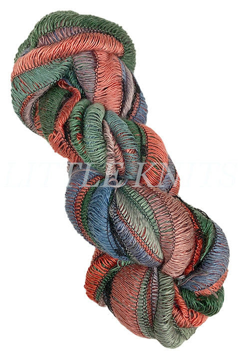 Knitting Fever Ripple - Salmon, Periwinkle, Limestone (Color #114) - FULL BAG SALE (5 Skeins)