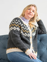 A Berroco Remix Chunky Pattern - Robette Cardigan (PDF)