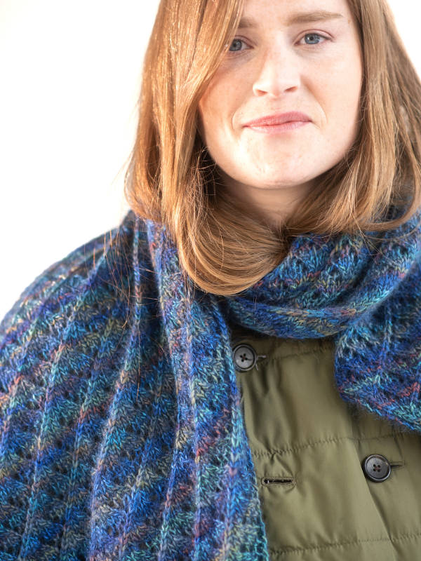 A Berroco Tiramisu Pattern - Rochelle Scarf (PDF)