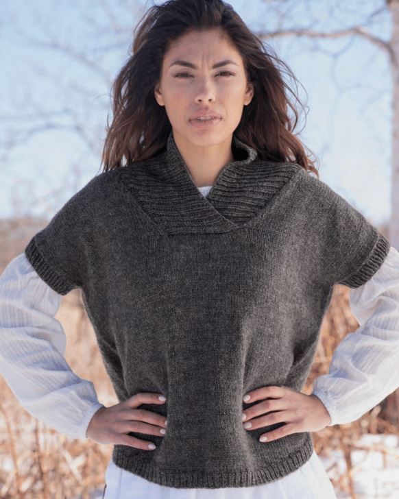 A Berroco Ultra Alpaca Natural Pattern - Romaine (PDF File) on sale at Little Knits