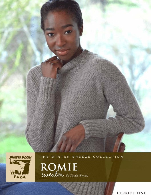 A Juniper Moon Farm Herriot Fine Pattern - Romie Sweater (PDF)