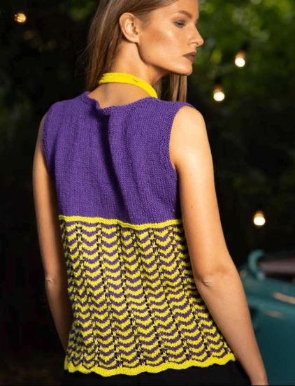 A FREE Knitting Pattern - Romy Tank Top (PDF )