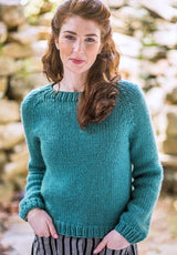 A Berroco Lanas Quick Pattern - Rosalia Raglan (PDF File)