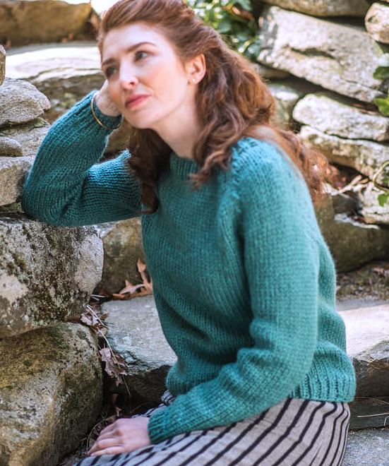 A Berroco Lanas Quick Pattern - Rosalia Raglan (PDF File)