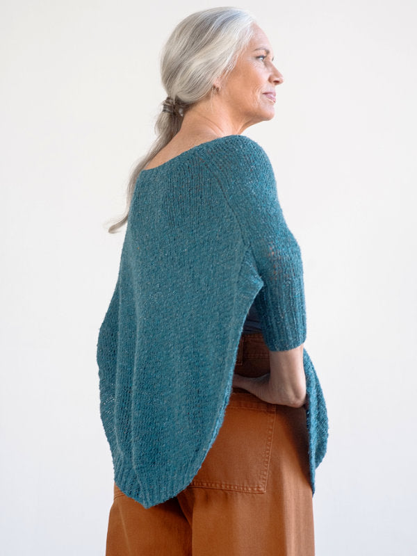 A Berroco Remix Light Pattern - Rosaline Pullover (PDF) - LINK IN DESCRIPTION