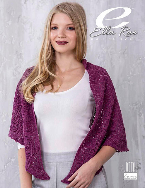 An Ella Rae Rustic Lace Pattern - Rosemary - Free with purchases of 3 or More skeins of Rustic Lace (PDF File)