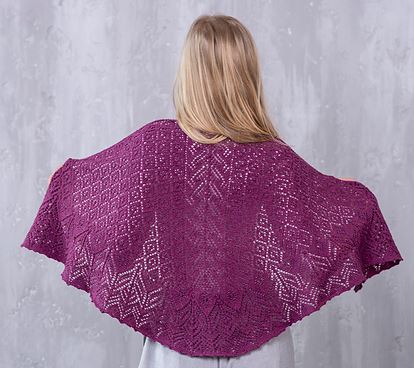 An Ella Rae Rustic Lace Pattern - Rosemary - Free with purchases of 3 or More skeins of Rustic Lace (PDF File)