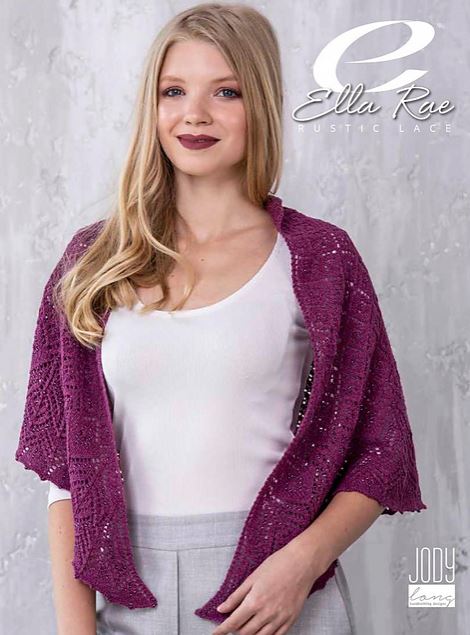 An Ella Rae Rustic Lace Pattern - Rosemary Shawl (PDF)