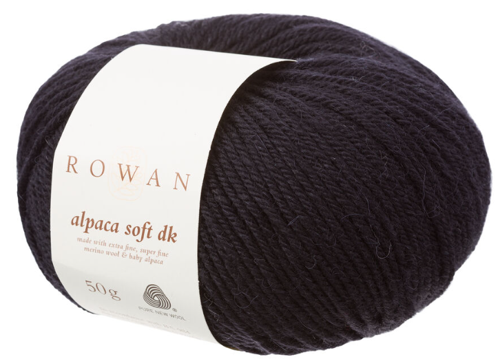 Rowan Alpaca Soft DK - Simply Black (Color #216)