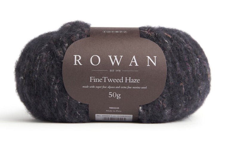 Rowan Fine Tweed Haze - Nero (Color #09)