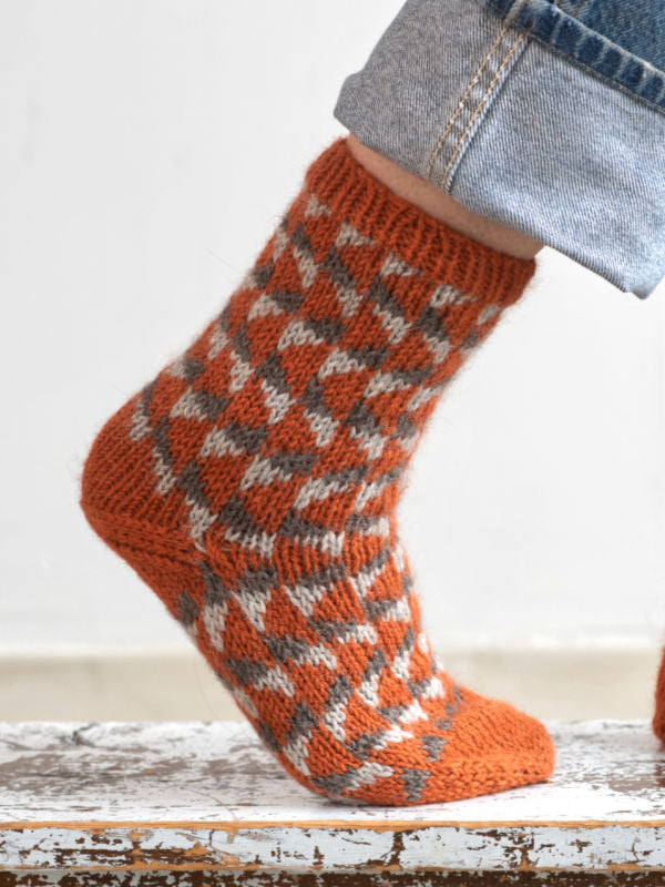 A Berroco Ultra Alpaca Pattern - Royalton Socks (PDF)