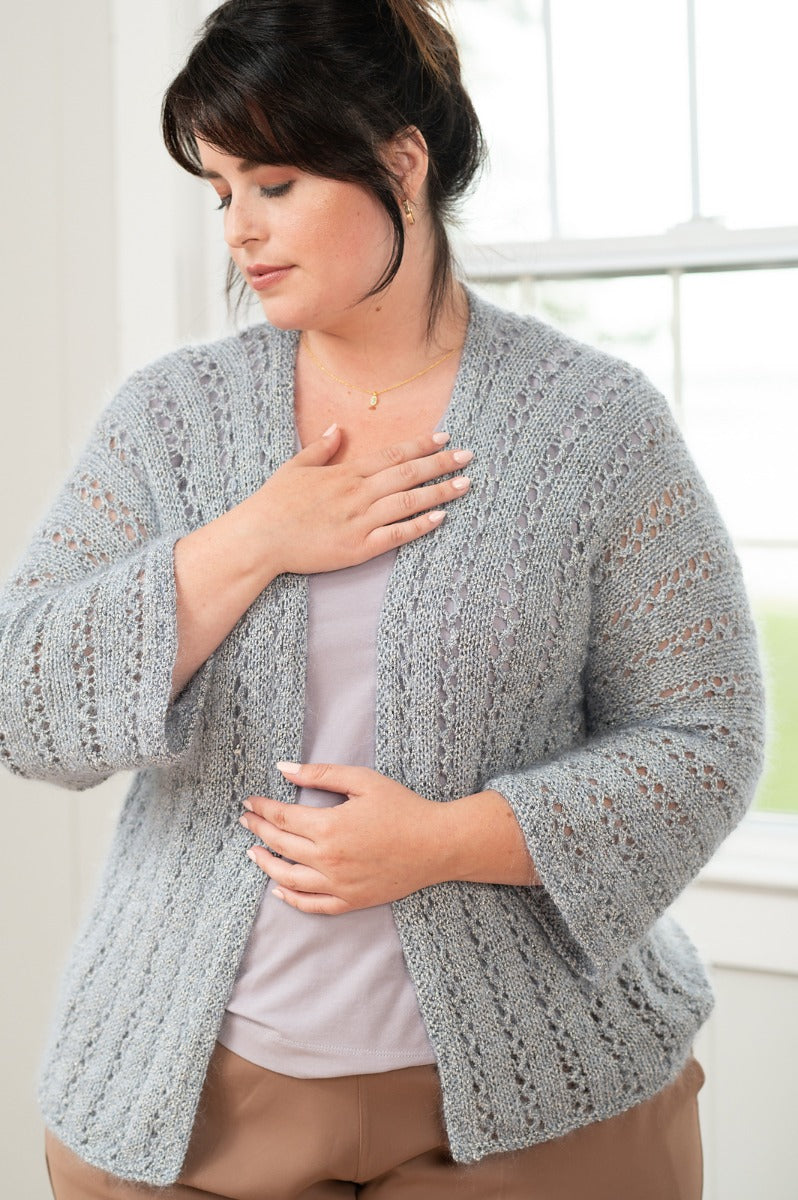 A Berroco Gimlet Pattern - Peridot Shawl (PDF)