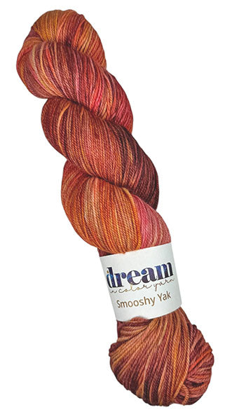Dream in Color Smooshy Yak One of a Kind Colors - Russet Sunset - Dye Lot A