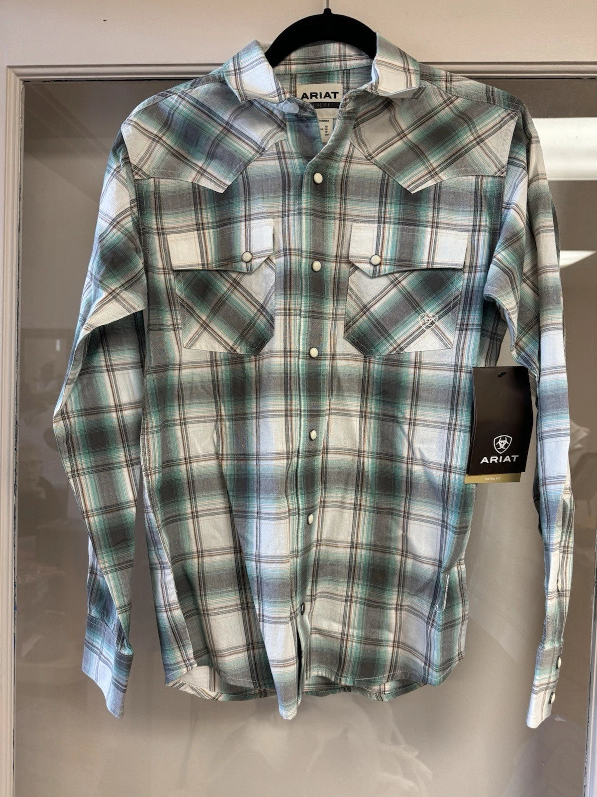 New w/ Tags Ariat Men's Hansai Retro Fit Shirt Size XS