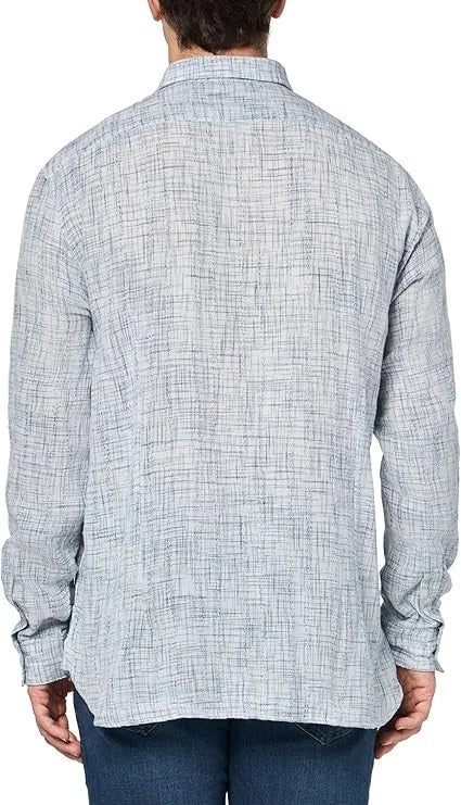 New w/ Tags John Varvatos Men's Ross Shirt White Multi Size XL