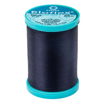 Coats & Clark Eloflex Stretch Thread - Black (Color #S992-4900)