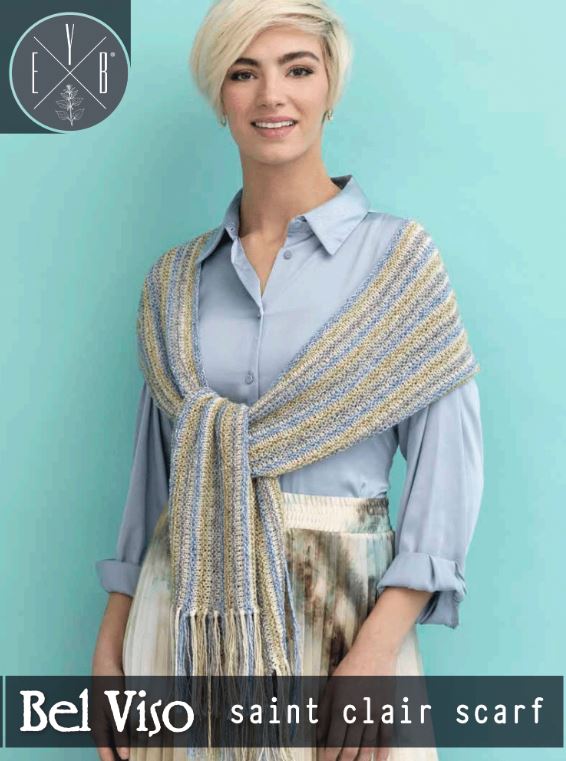 A Bel Viso Pattern - Saint Clair Scarf - (PDF File)