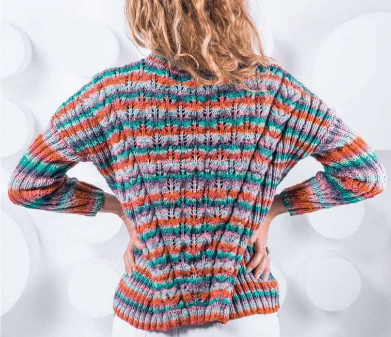 A Noro Nishiki Pattern - Sakiko Pullover knitting pattern on sale at Little Knits