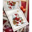 Anchor Counted Cross Stitch Kit - Santa and Sledge Runner