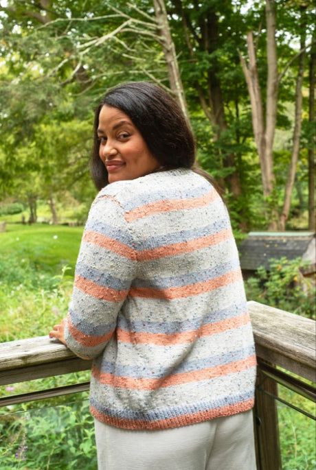 A Berroco Zinnia Pattern - Saphiret Classic Cardigan (PDF File)