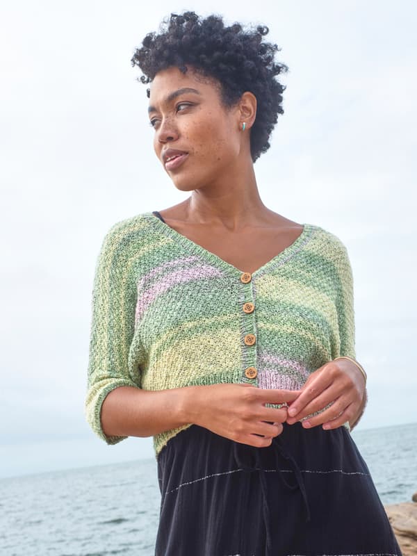 A Berroco Vivo Pattern - Sapphire Cardigan (PDF File)