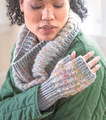 Sayre Cowl & Mitts - Free with Purchase of 1 or More Skeins of Artesia (PDF File)