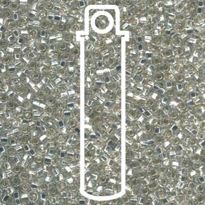 6/0 Czech Seed Beads  - Silver Lined Crystal (Color #78102) 20 Gram Tube
