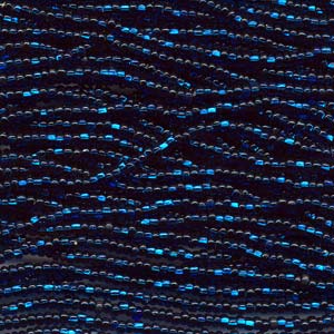 6/0 Czech Seed Beads - Montana Silver Lined (Color #67100) - 6 String Hanks, 71 Grams